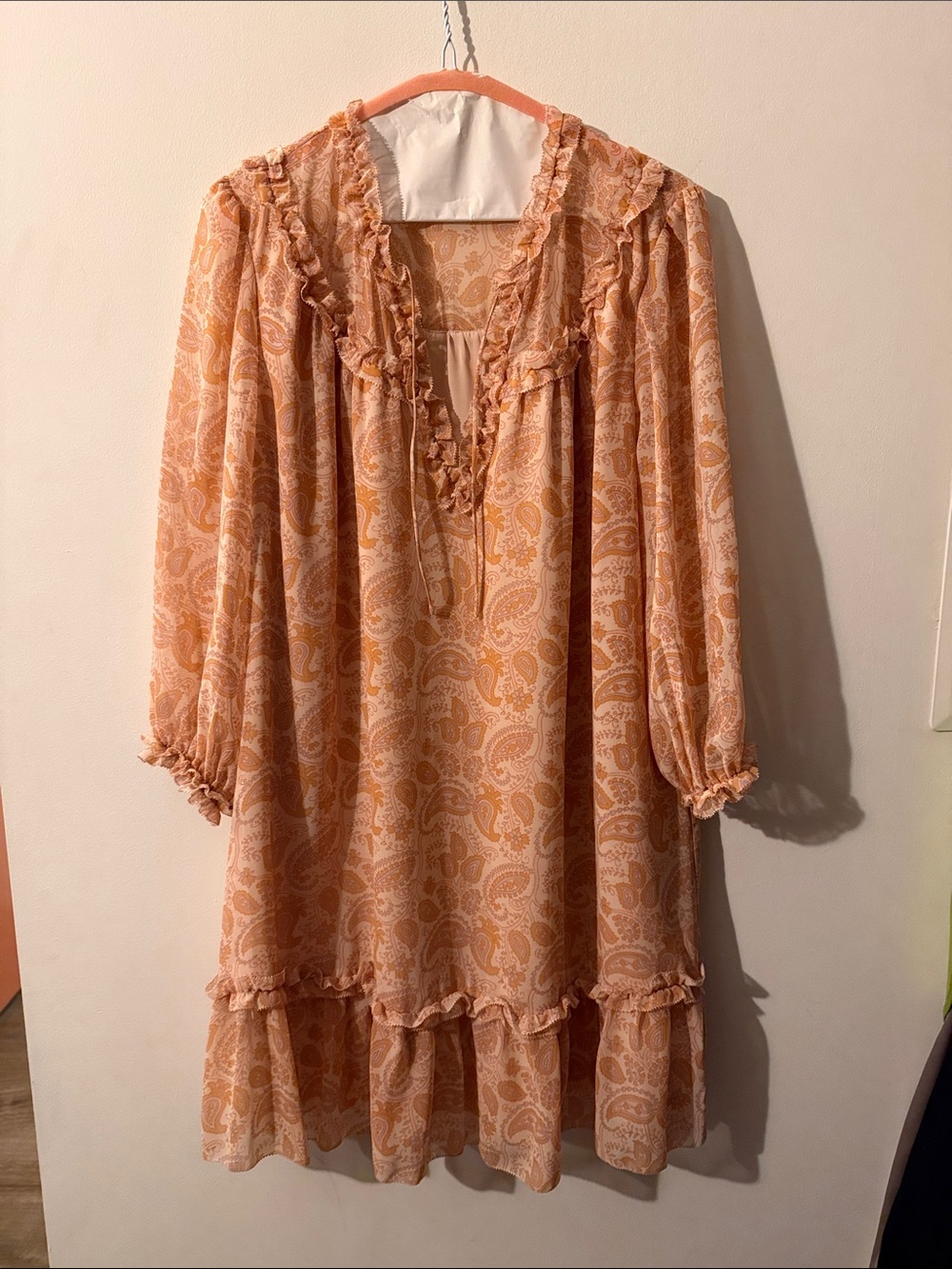 Wilfred Women’s Dress in Peach